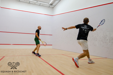 Nauka gry w squash z trenerem Łukaszem Popko